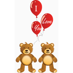 幸福小熊矢量图