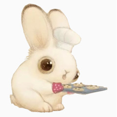 做饼干的小兔子