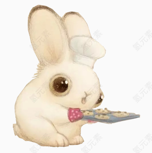 做饼干的小兔子