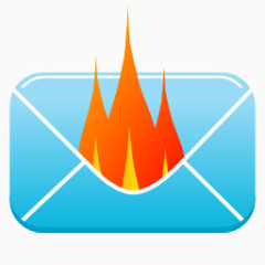 邮件马克垃圾乳白色- 2.0 -图标