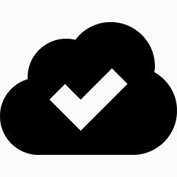 云检查黑色的cloud-icons