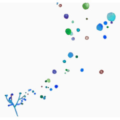 水彩卡通植物插画免扣素材