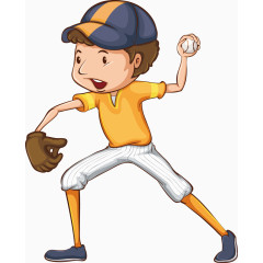 运动员卡通