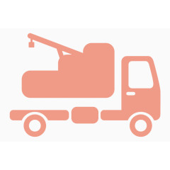 卡通运输车图标