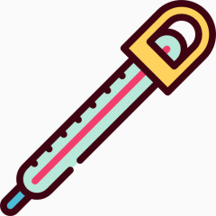 科学研究学习系列全套彩色图标