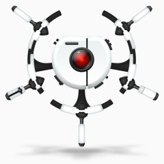 卡通清新春天花丛