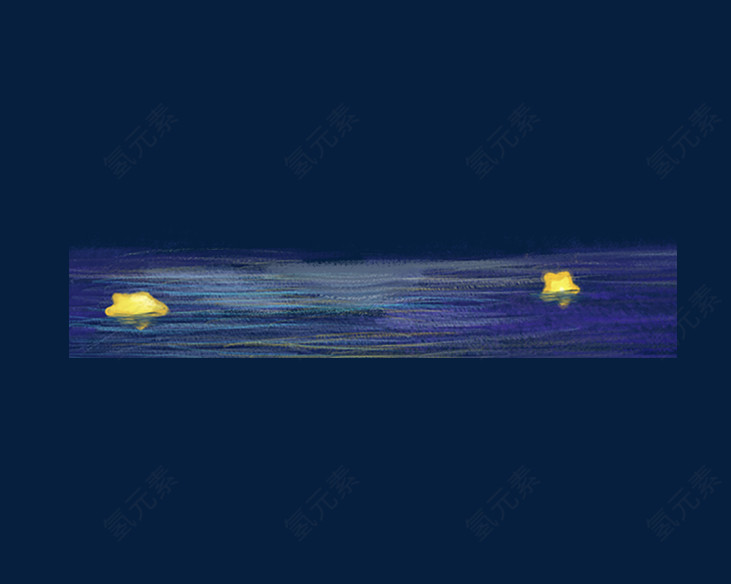 蜡笔风格的星河