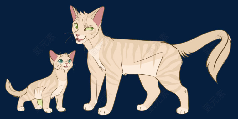 猫咪母子