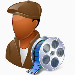 Occupations Film Maker Male Dark Icon