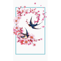 中国风手绘工笔画