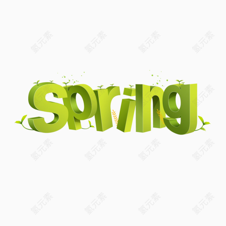 spring艺术字