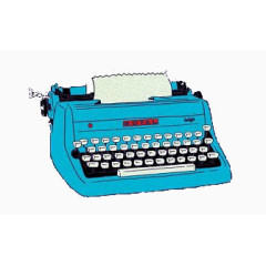 卡通复古电报机