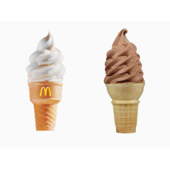 麦当劳甜筒实物素材