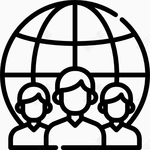 公司团队商务使用免抠图标icon