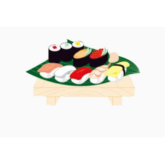 卡通日本寿司