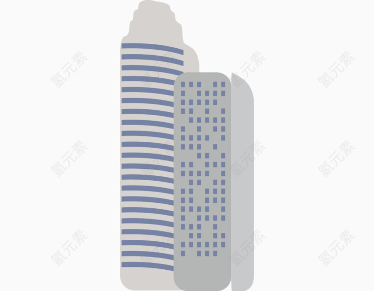 几何城市建筑素材