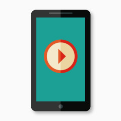 卡通扁平商务手机