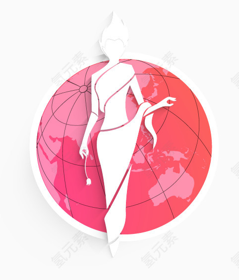 妇女节装饰图标