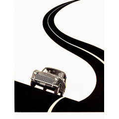 汽车在马路上行进