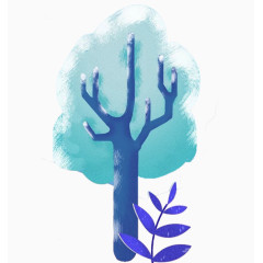 手绘树