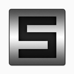 标志钢铁社会媒体上的黑色镶嵌