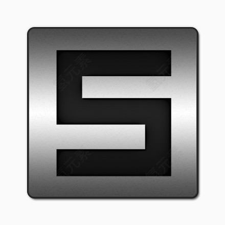 标志钢铁社会媒体上的黑色镶嵌