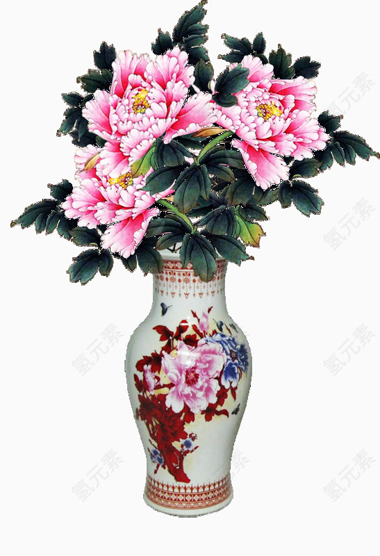 装饰牡丹花