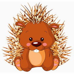 可爱刺猬
