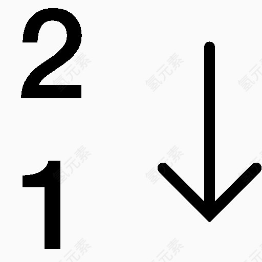Data Numerical Sorting 21 Icon