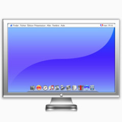 手绘图标素材苹果电脑图标素材 电脑显示屏