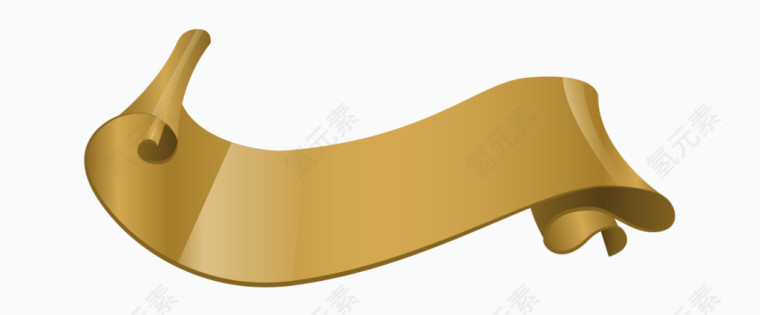 丝带华丽png免费素材矢量