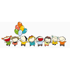 手拉手的小伙伴