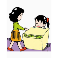 妈妈和洗衣机