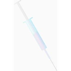 白色的注射器