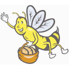 卡通蜜蜂