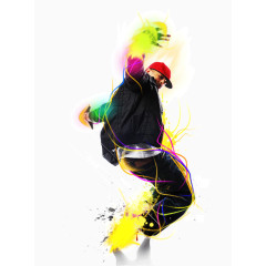 创意 潮流 舞蹈 发光