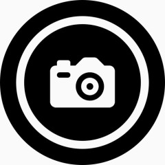 相机照片简单的图标