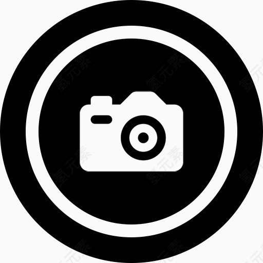 相机照片简单的图标
