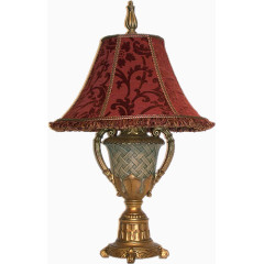 复古矢量图家居模型 家居欧式台灯