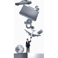 创意商务概念海报