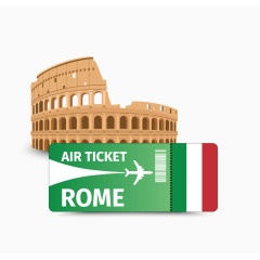 卡通旅游建筑元素