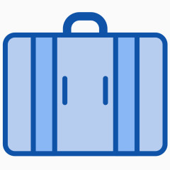 卡通旅行图标旅行包