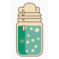 卡通彩色啤酒杯