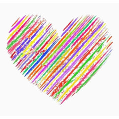 彩色爱心