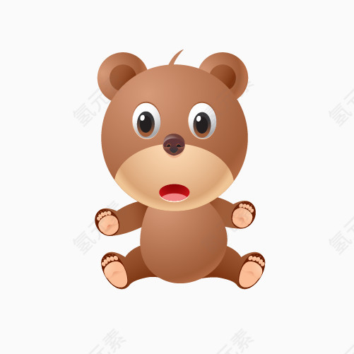 卡通小熊