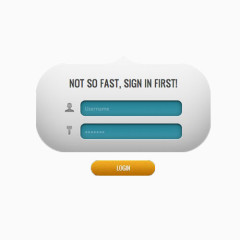 立体表格登录框