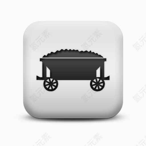 不光滑的白色的广场图标运输旅行运输火车Transport-travel-icons