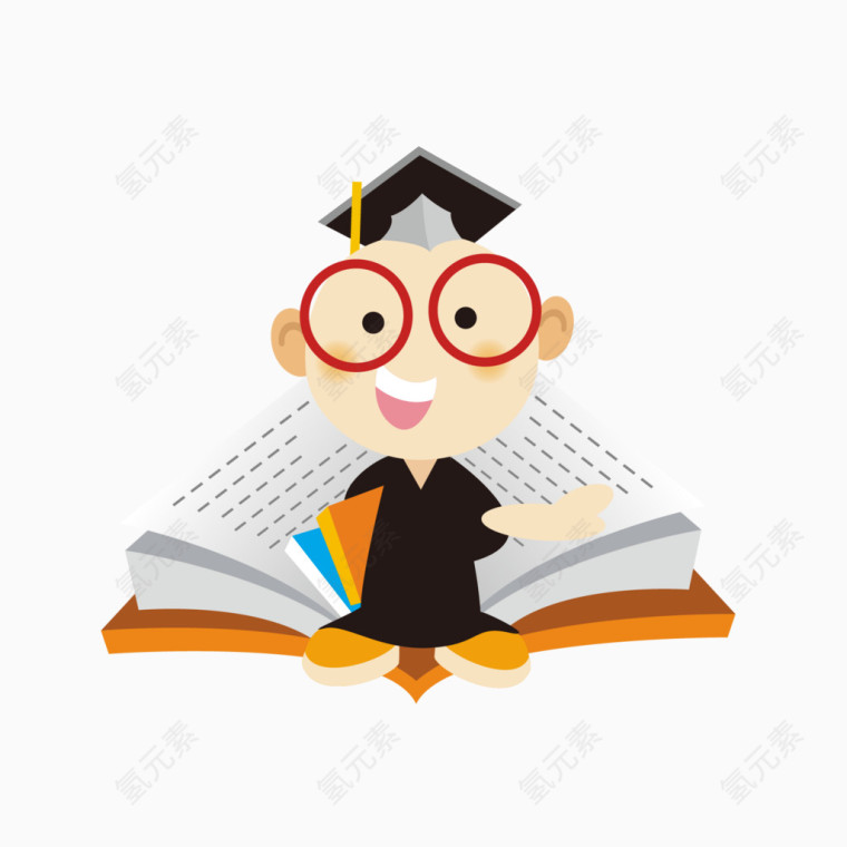 开学季元素书本