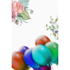 花朵气球