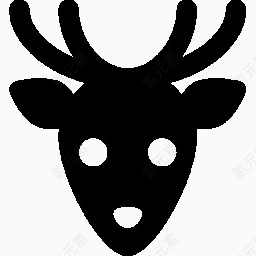 假日圣诞鹿图标